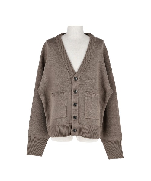 coca（coca）（コカ）の「ミラノリブニットカーディガン（カーディガン/ボレロ・メンズ・マスタード/ブラック/オレンジ/グリーン/ライトブルー/ベージュ・M/L）」の4枚目の写真