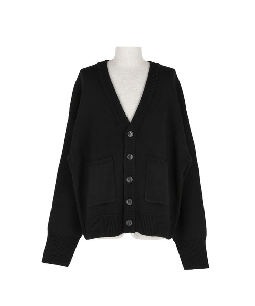 coca（coca）（コカ）の「ミラノリブニットカーディガン（カーディガン/ボレロ・メンズ・マスタード/ブラック/オレンジ/グリーン/ライトブルー/ベージュ・M/L）」の3枚目の写真