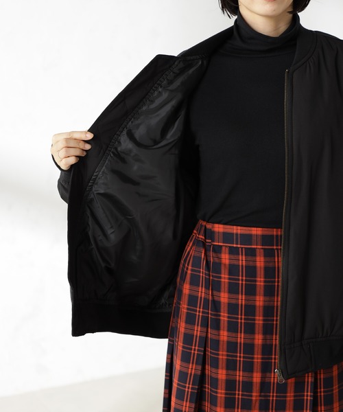 FOUND GOOD（ファウンドグッド）の「2WAYMA-1（MA-1・レディース・ブラウン系3/グリーン系8/アイボリー/ブラック・S/M/L）」の7枚目の写真