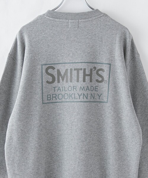 SMITH'S(スミス)の「SMITH'S(スミス)別注バックプリントスウェット(スウェット・メンズ・ブラック/ダークグリーン/グレー・M/L/XL)」の3枚目の写真