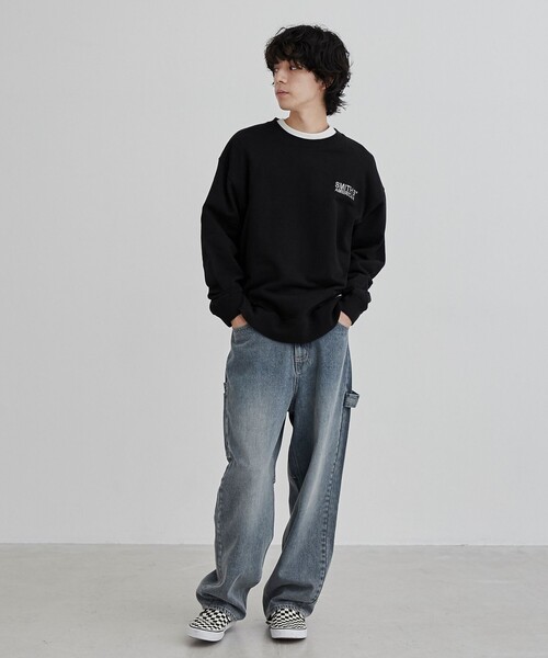 SMITH'S(スミス)の「SMITH'S(スミス)別注バックプリントスウェット(スウェット・メンズ・ブラック/ダークグリーン/グレー・M/L/XL)」の5枚目の写真