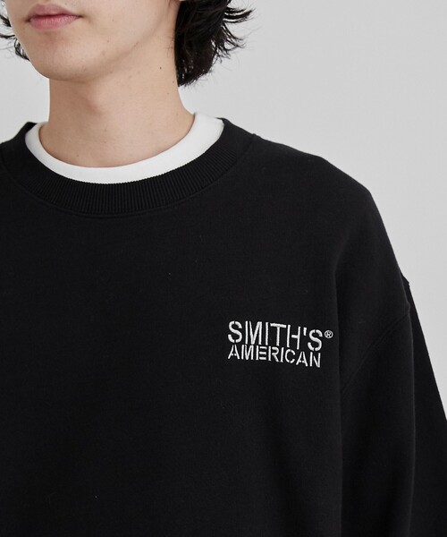 SMITH'S(スミス)の「SMITH'S(スミス)別注バックプリントスウェット(スウェット・メンズ・ブラック/ダークグリーン/グレー・M/L/XL)」の7枚目の写真