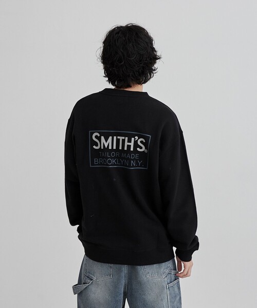 SMITH'S(スミス)の「SMITH'S(スミス)別注バックプリントスウェット(スウェット・メンズ・ブラック/ダークグリーン/グレー・M/L/XL)」の9枚目の写真