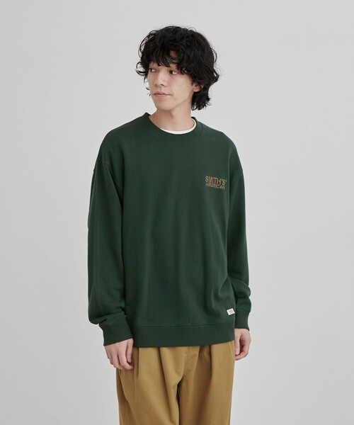 SMITH'S(スミス)の「SMITH'S(スミス)別注バックプリントスウェット(スウェット・メンズ・ブラック/ダークグリーン/グレー・M/L/XL)」の12枚目の写真