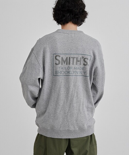 SMITH'S(スミス)の「SMITH'S(スミス)別注バックプリントスウェット(スウェット・メンズ・ブラック/ダークグリーン/グレー・M/L/XL)」の15枚目の写真