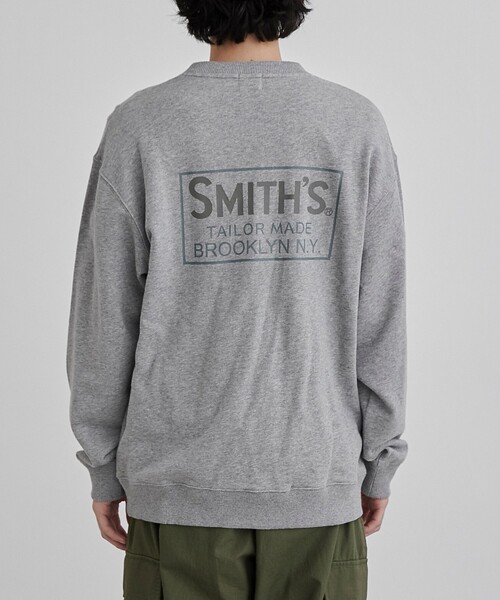SMITH'S(スミス)の「SMITH'S(スミス)別注バックプリントスウェット(スウェット・メンズ・ブラック/ダークグリーン/グレー・M/L/XL)」の22枚目の写真