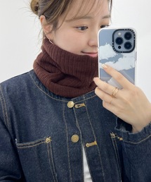 MARNI リブ編み ニットネックウォーマー セール】ショールニットネックウォーマー（Tシャツ/カットソー