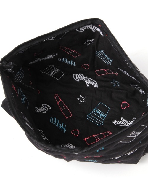 BAYFLOW（ベイフロー）の「BFキルトネオンPCケース25×35（PC・タブレットケース・レディース・ブラック/パープル・0）」の6枚目の写真