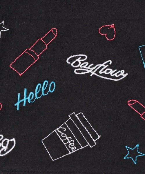 BAYFLOW（ベイフロー）の「BFキルトネオンPCケース25×35（PC・タブレットケース・レディース・ブラック/パープル・0）」の8枚目の写真