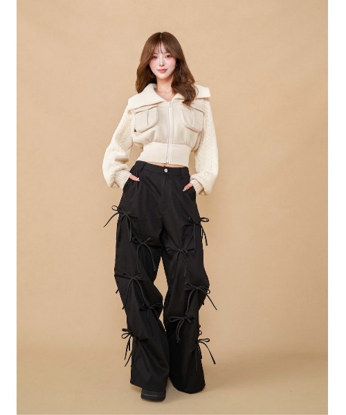 Darich（ダーリッチ）の「ニットコンビスウェットセットアップ