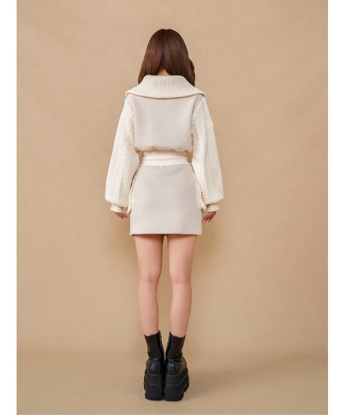 Darich(ダーリッチ)の「ニットコンビスウェットセットアップ Darich(ダーリッチ)の「ニットコンビスウェットセットアップ