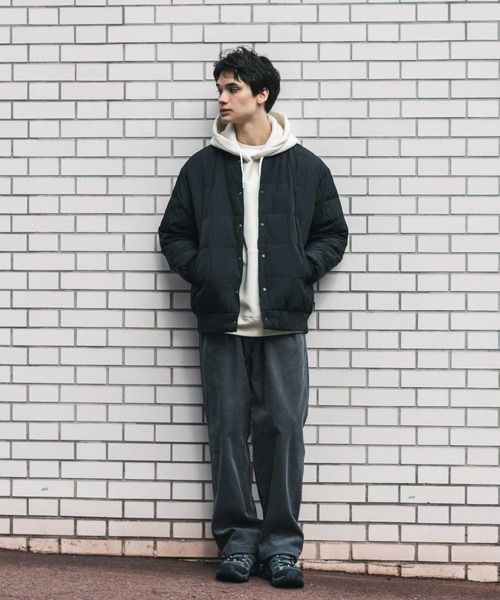 archi アーキ スタッズコーデュロイパンツ X4050 ANLIO × YEAH RIGHT!! Patchwork Wide Easy Pants（Charcoal