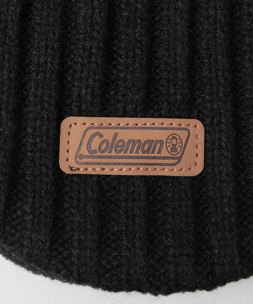 COLEMAN(コールマン)の「ケーブル編み 耳当て付き ウィンター ニットワッチ(ニット帽)(ニットキャップ/ビーニー・メンズ・チャコール/ブラック・FREE)」の4枚目の写真
