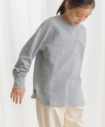 OMNES | キッズリップルダブルフェイス長袖Tシャツ(Tシャツ/カットソー)
