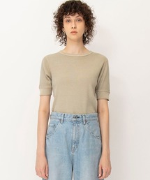 ピグメント針抜きTシャツ