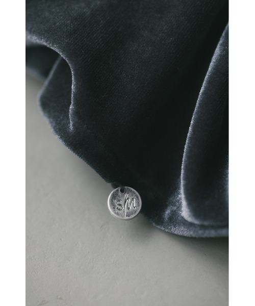 STYLEMIXER（スタイルミキサー）の「ベロアボリュームシュシュ（シュシュ・レディース・ブラック/グレー・FREE）」の10枚目の写真