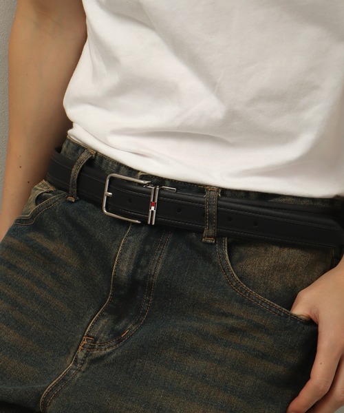 TOMMY HILFIGER（トミーヒルフィガー）の「【TOMMY HILFIGER/トミーヒルフィガー】リバーシブル 2WAYレザーベルト（ベルト・メンズ・ブラック系2/ブラウン系1/ブラウン系2/ブラック系1・FREE）」の15枚目の写真