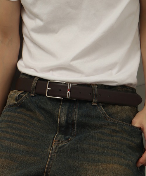 TOMMY HILFIGER（トミーヒルフィガー）の「【TOMMY HILFIGER/トミーヒルフィガー】リバーシブル 2WAYレザーベルト（ベルト・メンズ・ブラック系2/ブラウン系1/ブラウン系2/ブラック系1・FREE）」の16枚目の写真