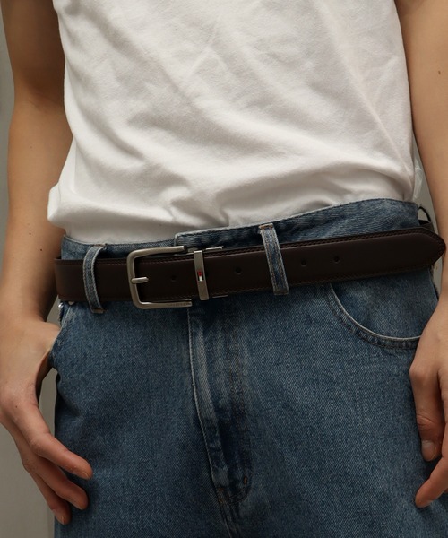 TOMMY HILFIGER（トミーヒルフィガー）の「【TOMMY HILFIGER/トミーヒルフィガー】リバーシブル 2WAYレザーベルト（ベルト・メンズ・ブラック系2/ブラウン系1/ブラウン系2/ブラック系1・FREE）」の21枚目の写真