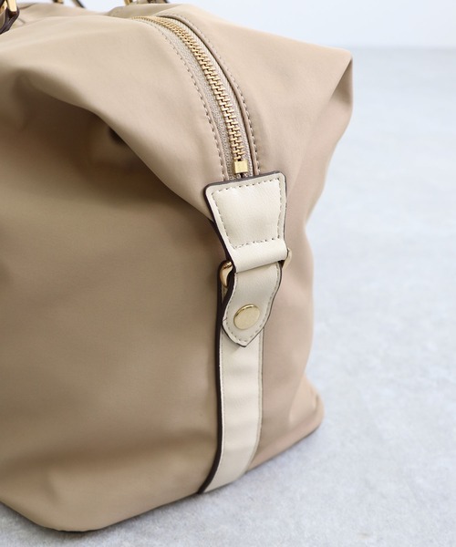 MIAN （ミアン）の「SPIREA / トラベルボストンバッグ（ボストンバッグ・レディース・モカ/ブラック/グレー・FREE）」の8枚目の写真