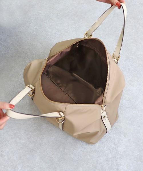 MIAN （ミアン）の「SPIREA / トラベルボストンバッグ（ボストンバッグ・レディース・モカ/ブラック/グレー・FREE）」の13枚目の写真