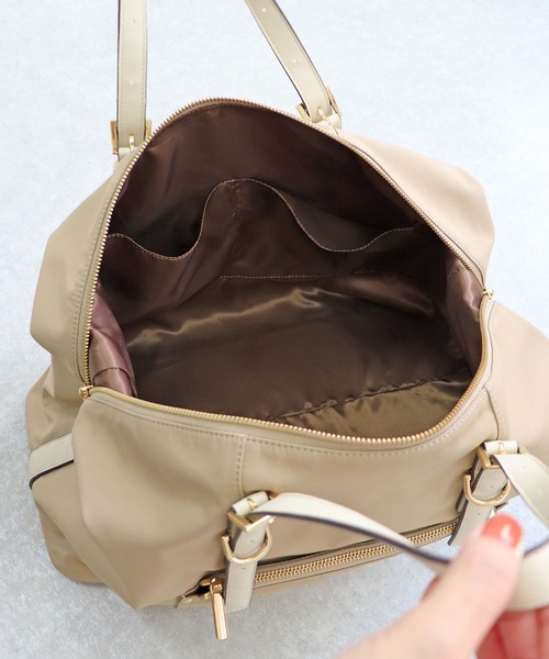 MIAN （ミアン）の「SPIREA / トラベルボストンバッグ（ボストンバッグ・レディース・モカ/ブラック/グレー・FREE）」の15枚目の写真