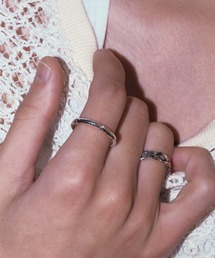 whoseA | 【silver925】TextureRing/テクスチャー リング(リング)