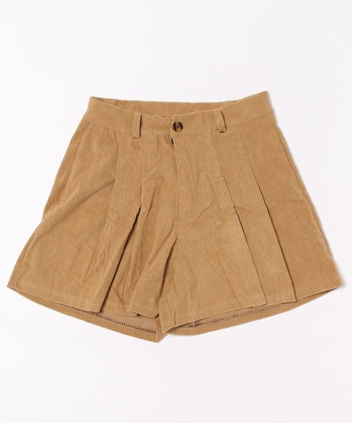 Pittok(ピットク)の「タックプリーツ コーディロイ ショートパンツ(その他パンツ・レディース・モカ/ブラック/ブラウン・MEDIUM)」の20枚目の写真