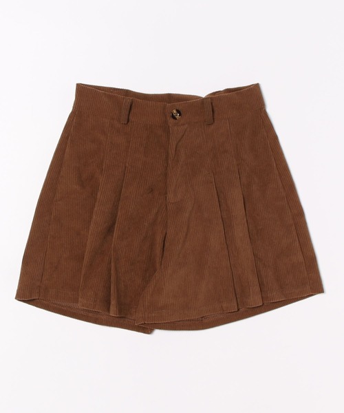 Pittok(ピットク)の「タックプリーツ コーディロイ ショートパンツ(その他パンツ・レディース・モカ/ブラック/ブラウン・MEDIUM)」の21枚目の写真