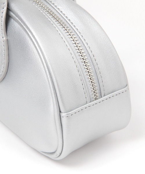 LAKOLE（ラコレ）の「横長ミニボストンバッグ / 253080（ボストンバッグ・レディース・ブラック/シルバー・FREE）」の3枚目の写真