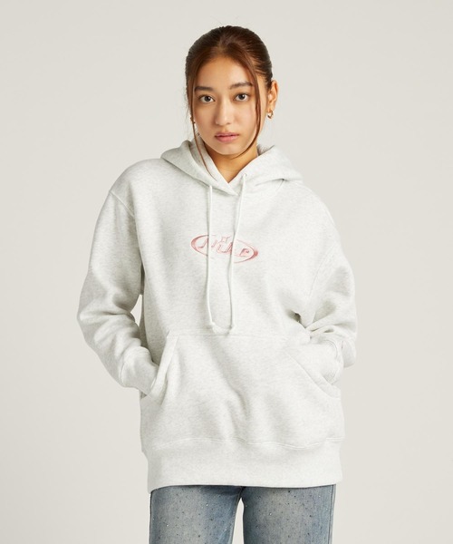 NIKE（ナイキ）の「ナイキ スポーツウェア ウィメンズ オーバーサイズド プルオーバー パーカー / Nike Sportswear Women's Oversized Pullover Hoodie HQ2987-051 Birch Heather（パーカー・レディース・ミックスグレー・2XL/L/M/S/XL/XS）」の4枚目の写真