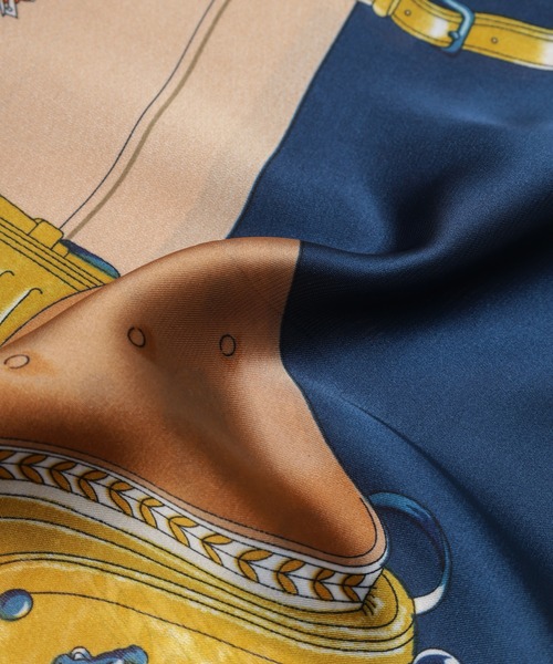 Edit Sheen（エディットシーン）の「クラシックプリントスカーフ（ストール/ショール・レディース・ブラック・FREE）」の3枚目の写真