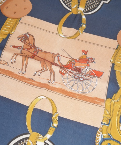 Edit Sheen（エディットシーン）の「クラシックプリントスカーフ（ストール/ショール・レディース・ブラック・FREE）」の2枚目の写真