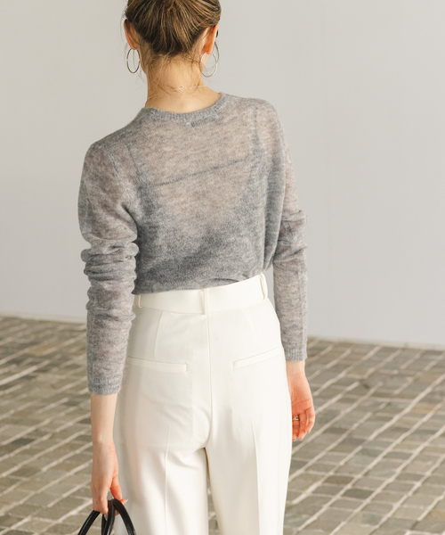 miki様　24AW✴︎Noble ファインアルパカウールシアーニット ベージュ NOBLE｜《WEB限定追加予約》ファインアルパカウールシアーニット