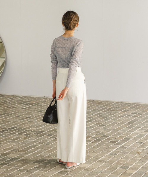 NKNIT ンニット アルパカシアーニット スカート ♡グレー NKNIT