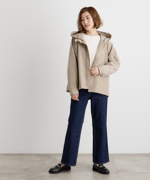 grove（グローブ）の「センタープレス入りソフトフレアーデニムパンツ（デニムパンツ・レディース・ネイビー/ブルー系その他/ブルー・03/02/01/04/05）」の10枚目の写真