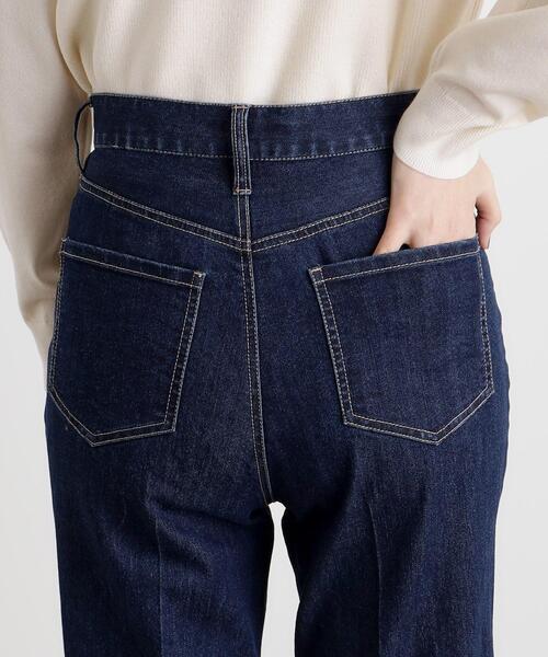 grove（グローブ）の「センタープレス入りソフトフレアーデニムパンツ（デニムパンツ・レディース・ネイビー/ブルー系その他/ブルー・03/02/01/04/05）」の22枚目の写真