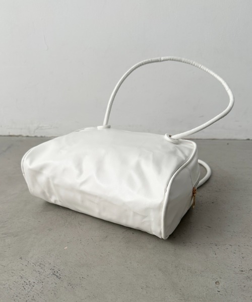 CLEA（クレア）の「ロングハンドルボストンバッグ（ボストンバッグ・レディース・ブラウン/ブラック/アイボリー・FREE）」の21枚目の写真