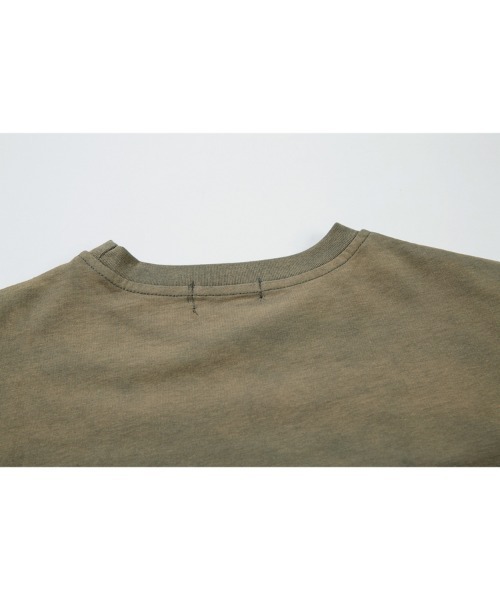 Ressaca（レサーカ）の「オーバーサイズダメージ加工ロゴプリントロンT（Tシャツ/カットソー・メンズ・グレー/ブラック・XL/L/M/S）」の12枚目の写真