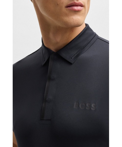 BOSS(ボス)の「アクティブ Paddy ポロシャツ(ポロシャツ・メンズ・ブラック/ホワイト/ダークブルー/グリーン・XXL/S/M/L/XL/XXXL)」の11枚目の写真