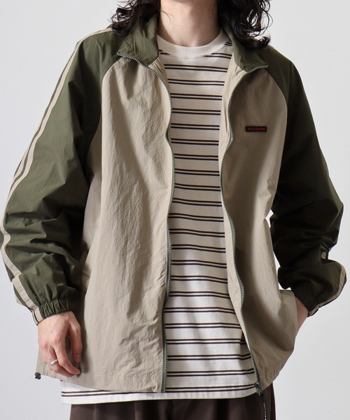 Red Cap Girl（レッドキャプガール）の「RED CAP GIRL RCGナイロンバックプリント裏付きラグランジャケット（ナイロンジャケット・メンズ・カーキ/ブラック/ネイビー・M/L）」の21枚目の写真