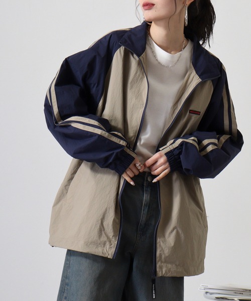 Red Cap Girl（レッドキャプガール）の「RED CAP GIRL RCGナイロンバックプリント裏付きラグランジャケット（ナイロンジャケット・メンズ・カーキ/ブラック/ネイビー・M/L）」の10枚目の写真