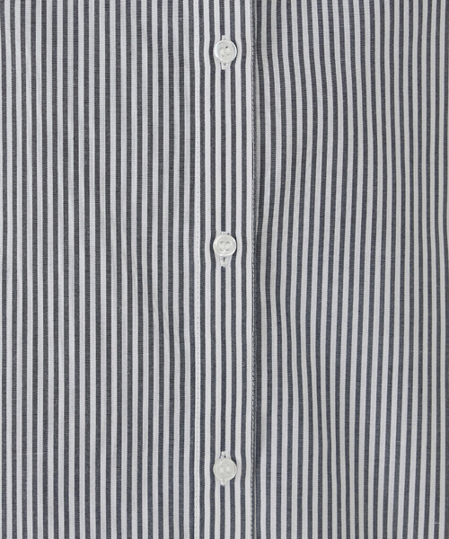 COMME CA ISM(コムサイズム)の「ストライプシャツ(シャツ/ブラウス・レディース・ブラック/サックスブルー・LARGE/MEDIUM)」の11枚目の写真
