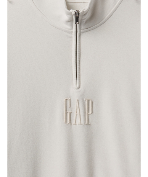 GAP(ギャップ)の「ヴィンテージソフト ハーフジップアップ スウェット・トレーナー(スウェット・メンズ・グリーン/ホワイト系その他/ピンク/ブラック・XS/XL/L/M/S)」の7枚目の写真
