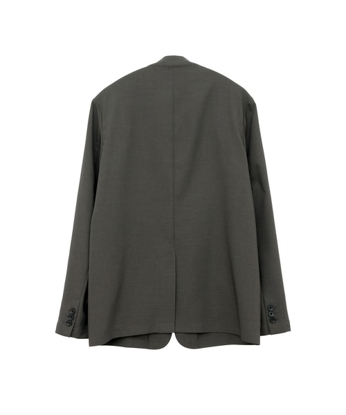 HIGH STREET∴リフラクスエコストレッチノーカラージャケット（ノー