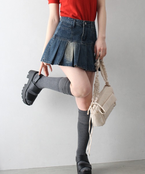 SpRay（スプレイ）の「シャーリングショルダーバッグ（ショルダーバッグ・レディース・ブラック/アイボリー・FREE）」の12枚目の写真