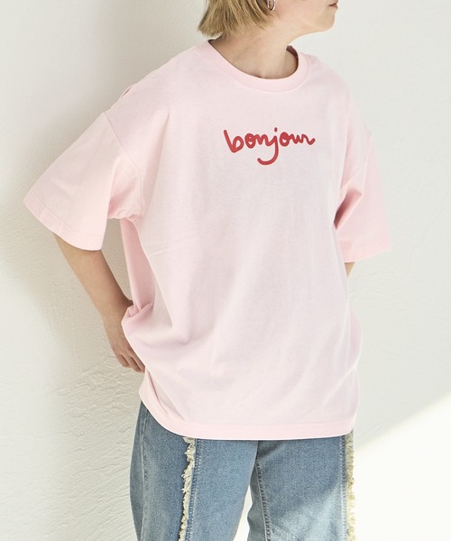 pairmanon(ペアマノン)の「【綿100%】【リンクコーデ】【ママサイズ】オリジナル グラフィックTシャツ(Tシャツ/カットソー・レディース・ベージュ系その他/ブラウン系その他/ホワイト系その他/ピンク系その他/ホワイト系その他2/ホワイト系その他3/ベージュ系その他2・FREE)」の7枚目の写真