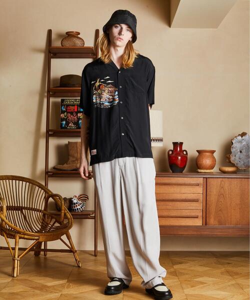 Schott/ショット/×PJ/×パイナップルジュース/RAYON SHIRT BEACH