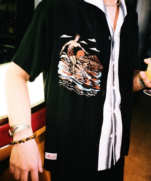 Schott/ショット/×PJ/×パイナップルジュース/RAYON SHIRT BEACH