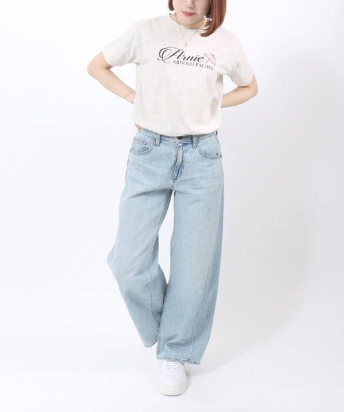 Arnie Arnold Palmer（アーニーアーノルドパーマー）の「Arnie Arnold Palmer（アーニーアーノルドパーマー）ブランドロゴプリントTシャツ レディース/半袖（Tシャツ/カットソー・レディース・ピンク/ネイビー/ホワイト系その他・M/L）」の18枚目の写真